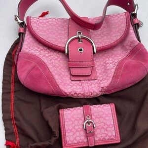 Pick Coach Purse and Marching Wallet